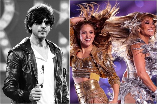 Shah Rukh Khan (L), Shakira-Jennifer Lopez (R)