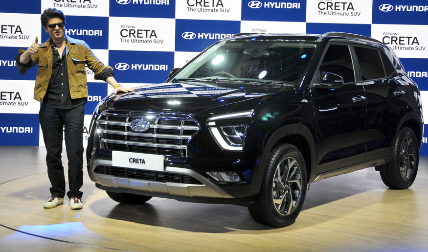 Auto Expo 2020 Shah Rukh Khan Unveils New Hyundai Creta; See Pics