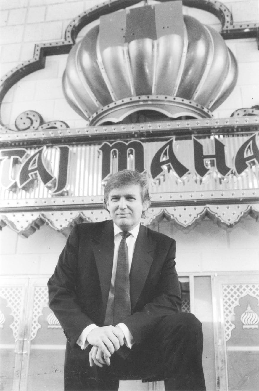 TRUMP TAJ MAHAL CASINO 8 x 10 COLOR PHOTO COLLAGE 19 PICS 1 DAY BEFORE CLOSING-B 