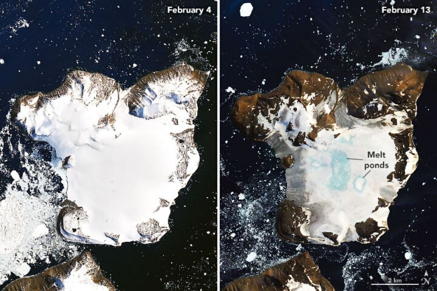 NASA Records 'Hottest Temperature' in Antarctica, Shows Shocking Images