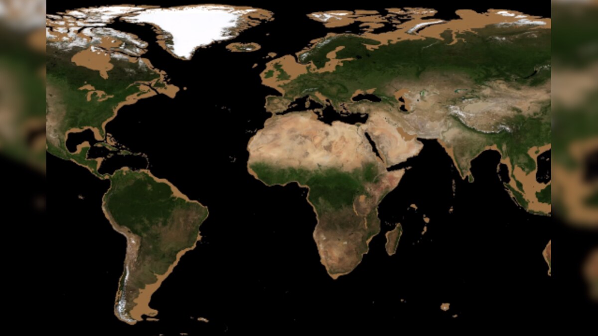 NASA Reveals How the Earth Would Look if the Oceans Dried up and it's