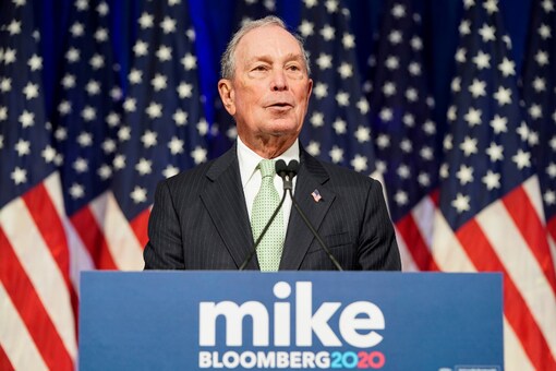 File photo of Democratic US presidential candidate Michael Bloomberg addressing a news conference after launching his presidential bid in Norfolk, Virginia, US. (Reuters)