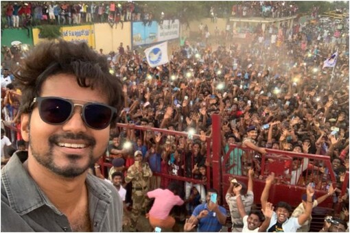 Vijay in Neyveli