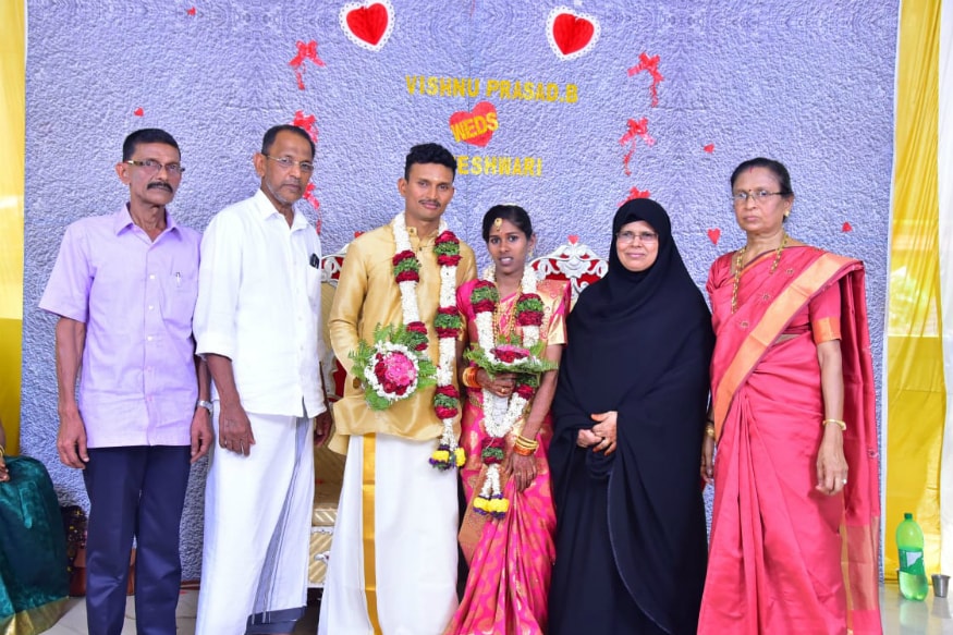  Muslim  Couple  Conducts Temple Wedding for Their Adopted 