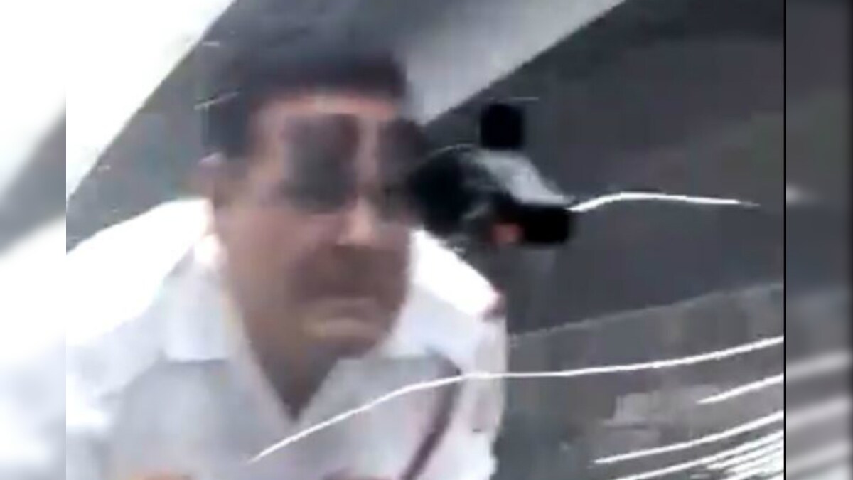 To Evade Paper Check By Traffic Police Delhi Man Drags Cop On Cars Bonnet For 2 Kms Watch