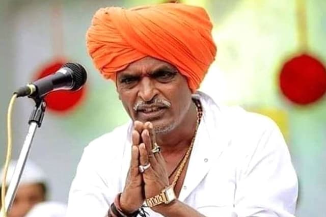 File photo of Marathi 'kirtankar' (preacher) Nivrutti Maharaj Indurikar