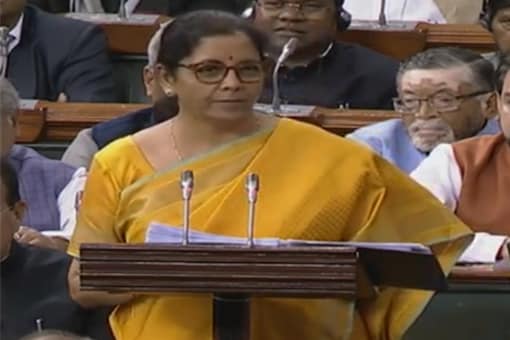 Finance Minister Nirmala Sitharaman presents Budget 2020.