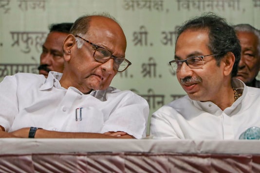 File photo of NCP chief Sharad Pawar and Maharashtra CM Uddhav Thackeray.