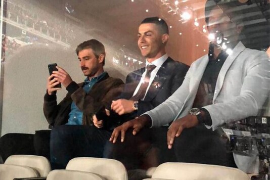 Cristiano Ronaldo Watches from the Stands as Real Madrid Win 1st El