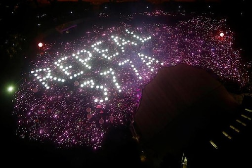 Participants of Pink Dot, an annual event organised in support of the LGBT community, gather in a formation protesting the repeal of Section 377A of Singapore's Penal Code, at the Speakers' Corner in Hong Lim Park in Singapore, June 29, 2019. Picture taken June 29, 2019. REUTERS/Feline Lim