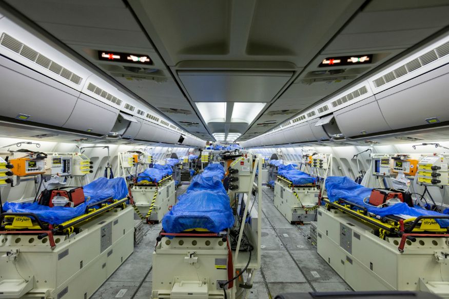 Inside 'Flying Hospital' That Airlifted COVID19 Patients Safely Out Of