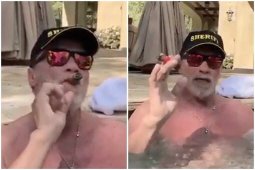 Arnold Schwarzenegger Urges Fans To Terminate Social Interactions While Smoking In His Jacuzzi