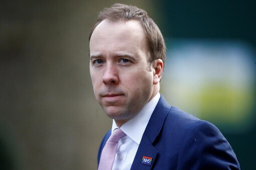Britain's Secretary of State for Health and Social Care Matt Hancock. (Reuters)