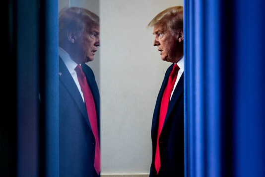 For representation.
President Donald Trump arrives at a news conference with members of the coronavirus task force at the White House in Washington, Tuesday, March 31, 2020. (Erin Schaff/The New York Times)