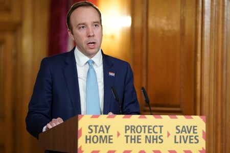 Britain's Health Secretary Matt Hancock. (Reuters)