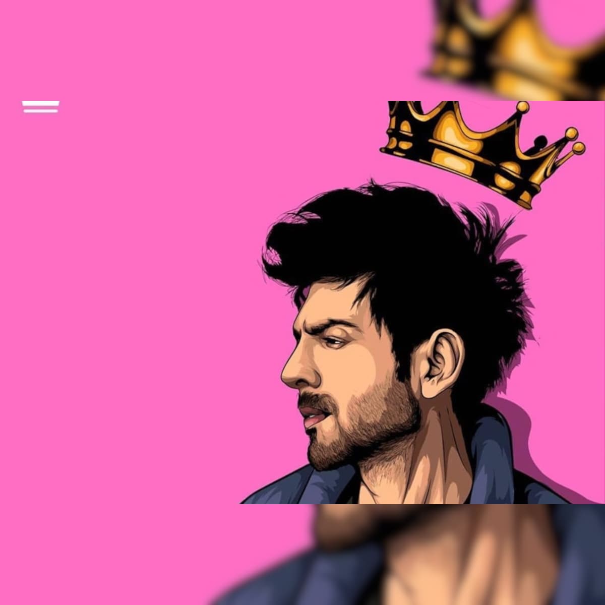 Nothing Messes with Kartik Aaryan's Hair, Not Even a Crown