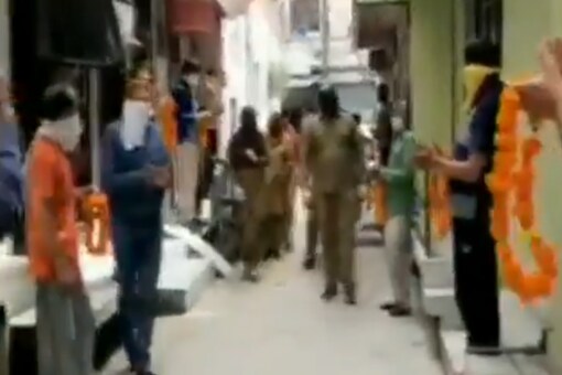 Screenshot from video uploaded by ANI / Twitter. 