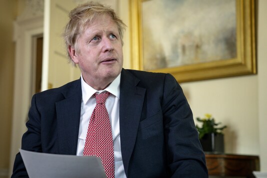 Britain's Prime Minister Boris Johnson (Pippa Fowles/10 Downing Street via AP)