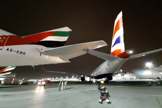 British Airways Airbus A350 Collides With Emirates Boeing 777 On Ground In Dubai