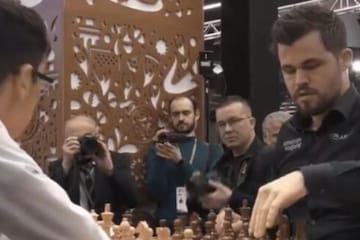 16-Year-Old Chess Prodigy Shocks World Champion Magnus Carlsen To