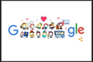 Google Doodle says thank you to coronavirus helpers, The Standard