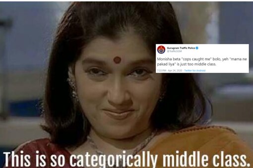 Too Middle Class Gurugram Police S Sassy Tweet On Lockdown Violators Will Make Maya Sarabhai Proud