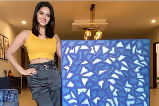 Sunny Leone Finishes 'Lockdown Piece of Art'