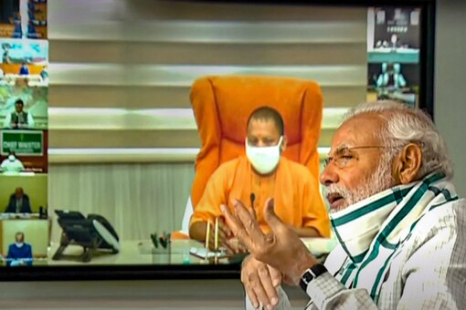PM Narendra Modi during an interaction with chief ministers. (PTI)