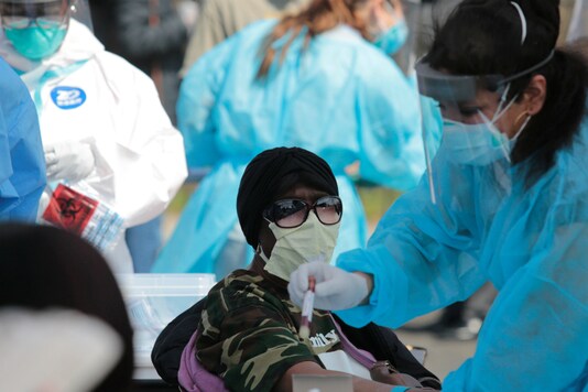 Patients being tested. (Reuters)