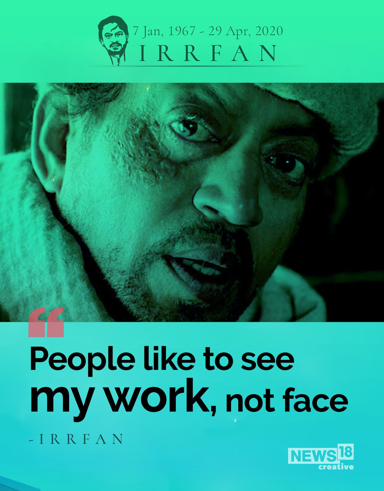Irrfan Khan 1967 2020 Here Are Top Quotes By The Master Of One Irrfan Khan 1967 2020 Here Are Top Quotes By The Master Of One