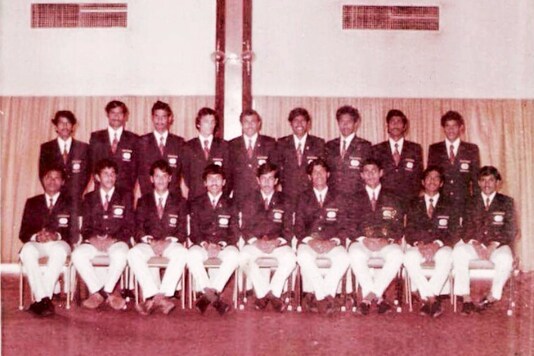 Indian men's football team of Asian Youth Championship Bangkok 1974 (Photo Credit: AIFF Media)