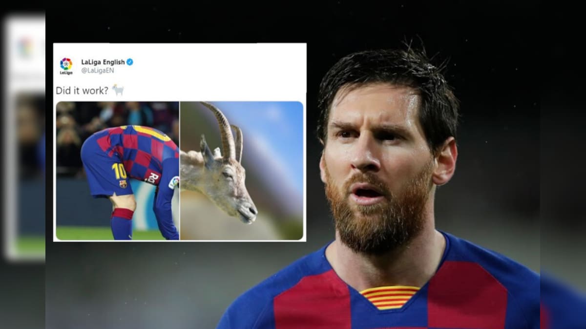 Lionel Messi is GOAT! La Liga Shares Incredible Photo, Asks 'Did It Work?' Lionel Messi is GOAT! La Liga Shares Incredible Photo, Asks 'Did It Work?'