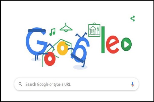 A screen grab of Thursday's Google doodle. 