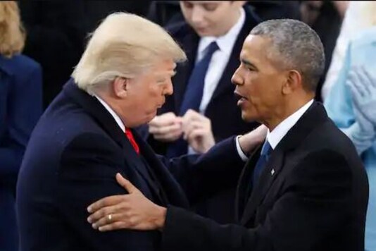 File image of US President Donald Trump (L) and Barack Obama. (Image: Reuters)