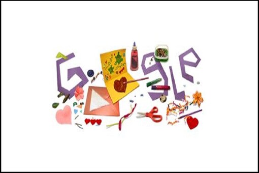 A screen grab of Sunday's Google doodle.