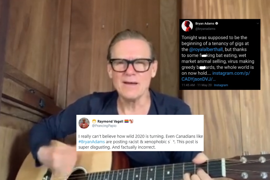 Bryan Adams Couldn't Perform Live So He Went on an Angry, Racist