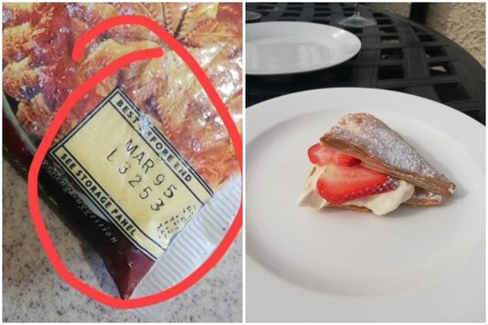 The puff pastry expired in 1995 | Image credit: Twitter 