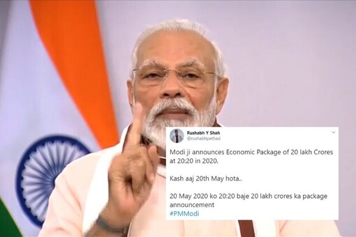 Internet Turned into Mathematicians After PM Modi Announced 20 Lakh Crore Package at 8:20 PM