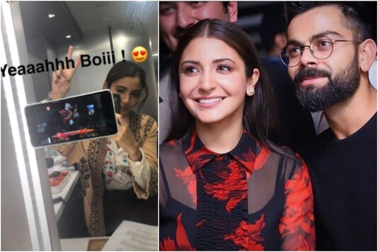 Anushka Sharma and Virat Kohli (R)