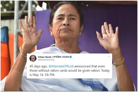 Mamata Banerjee asks district magistrates to provide foodgrains to district magistrates 45 days ahead of Finance Minister Nirmala Sitharaman's announcement for states to implement it | Image credit: File photo