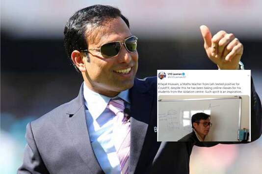 File image of VVS Laxman / CricketNext. 