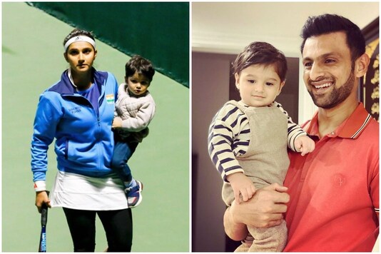 Sania Mirza, Izhaan and Shoaib Malik (Photo Credit: mirzasaniar/realshoaibmalik)