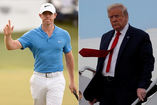 Rory McIlroy (L) and Donald Trump (Photo Credit: Reuters)