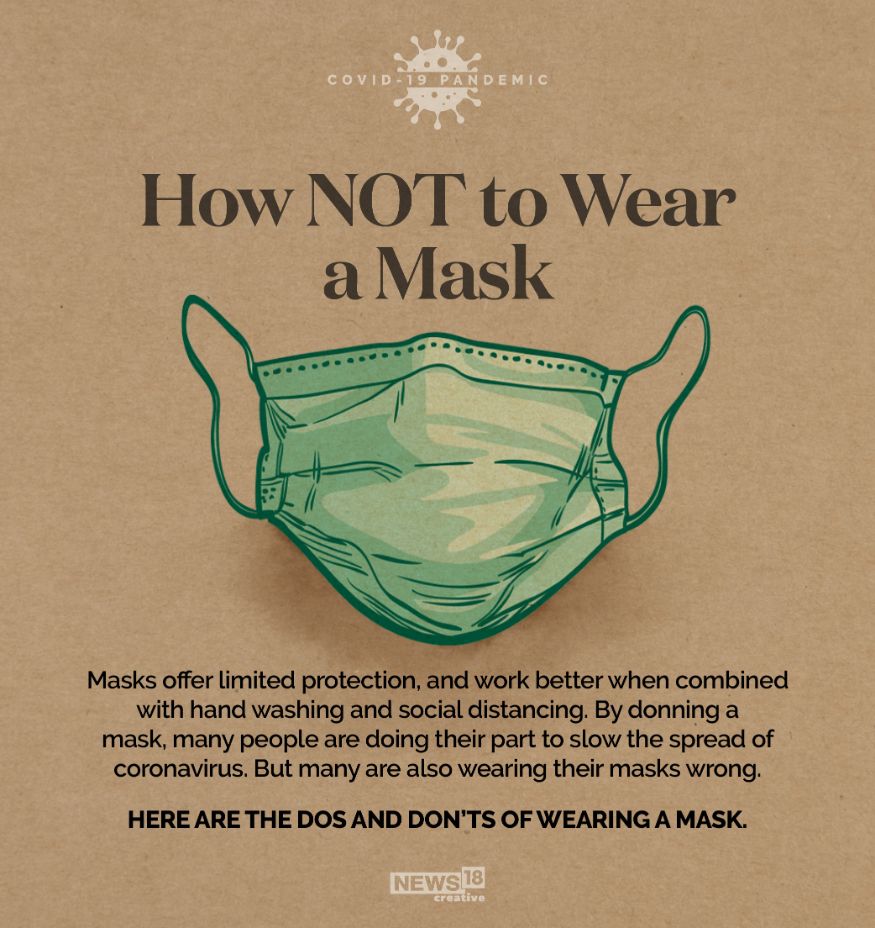 How NOT to Wear a Mask The Do's & Don'ts of Wearing a Face Mask