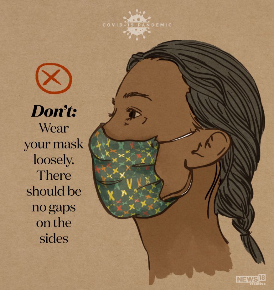 How NOT to Wear a Mask The Do's & Don'ts of Wearing a Face Mask