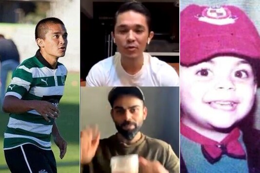 Sunil Chhetri and Virat Kohli (Photo Credit: Twitter)
