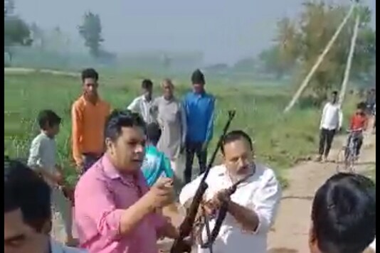 A screenshot from the video which went viral.