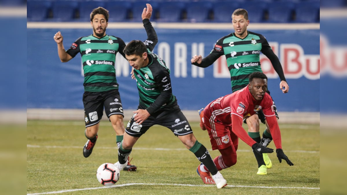 Eight Football Players at Mexican League Club Santos Laguna Test ...