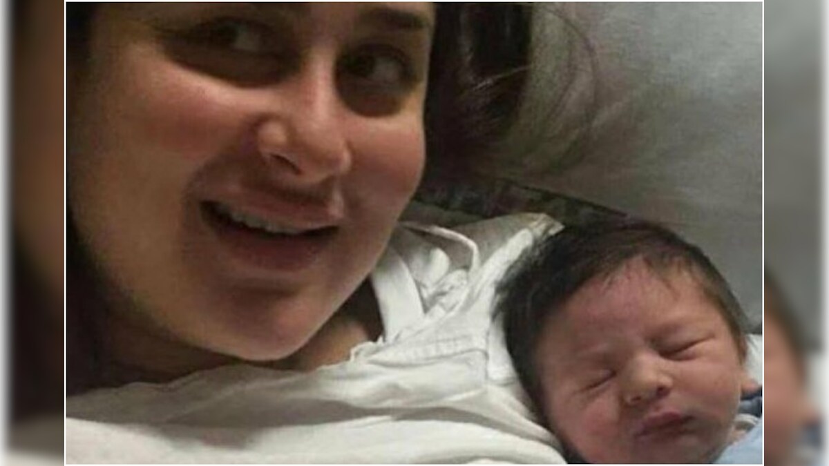 Here S Kareena Kapoor Khan S First Selfie With Newborn Taimur News18