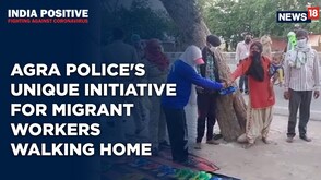 India Positive: Agra Police Offers Slippers And Shoes to Migrants Walking Home